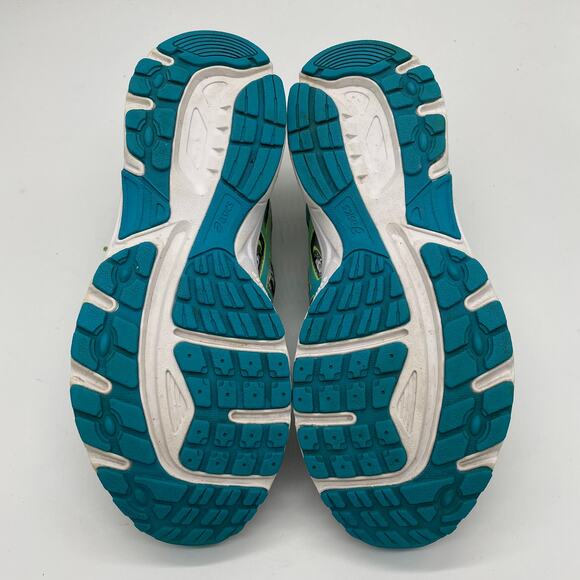 ASICS Gel-Contend 2 Women's Athletic Sneakers - White/Turquoise/Sharp Green - 7 - Picture 9 of 11
